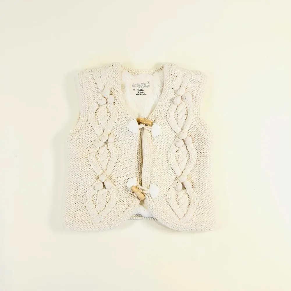 BABY GAP GIRLS KNIT VEST SIZE 4/5